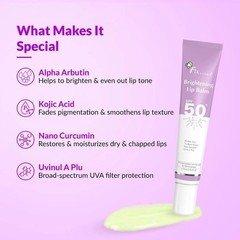 Fixderma 4% Kojic Acid Brightening Lip Balm With SPF 50 PA+++ 15ml g810