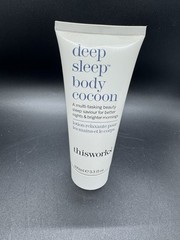 This Works Deep Sleep Body Cocoon Bedtime Lotion 3.3 fl oz New Sealed