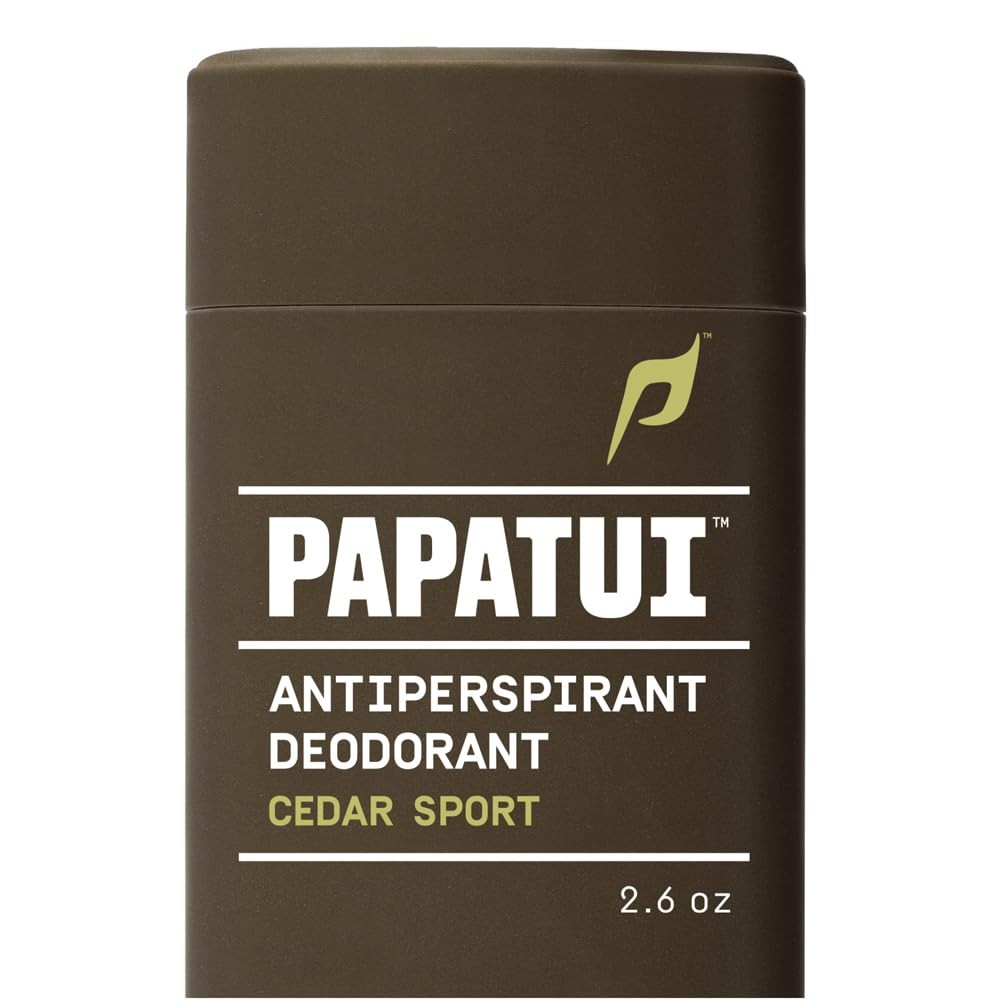 Antiperspirant Deodorant Triple Action Sweat Control 2.6 oz Cedar Sport PAPATUI