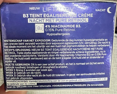 VICHY LiftActiv B3 Tone Correcting Cream with Retinol Night 1.69oz Exp 03/2027+