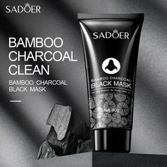 Blackhead Remover Peel Off Mask Bamboo Charcoal Deep Cleansing Nose Mask 60g