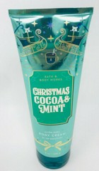 1 BATH & BODY WORKS CRISTMAS COCOA & MINT 24 HOUR MOISTURE BODY CREAM 8OZ