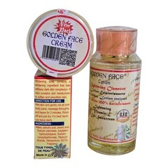 Golden face Cream, Face Cleanser, Face Soap With Vit.E With Evob Seal Authentic