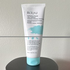 BLEAU Hydrating Glacial Clay Face Cleanser Exfoliating Hydrating 3.5 oz