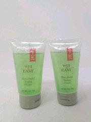 2 Wei East China Herbal Facial Foaming Cleansers 3oz/85g Oil Free 6oz Total