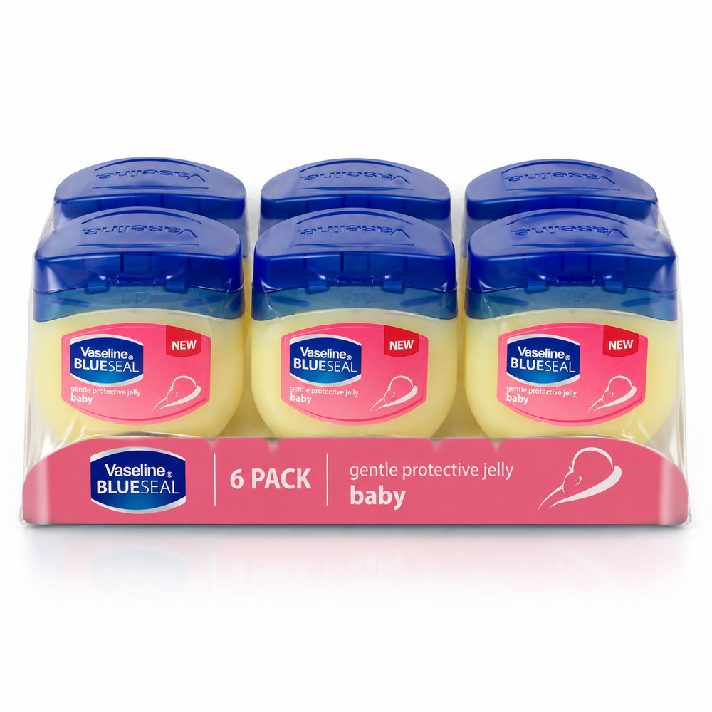 Vaseline Blue Seal Baby Petroleum Jelly 50ml – 6 Pack