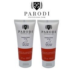 2 Pack Parodi Swiss Smoothing Foot Exfoliant 2 oz Rough Dry Feet Menthol