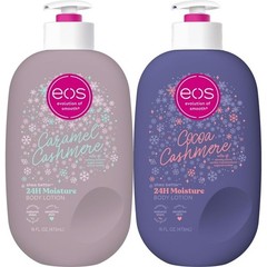 EOS Shea Butter 24H Moisture Body Lotion Caramel Cashmere Cocoa Cashmere 16 oz