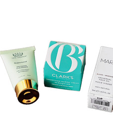 True Botanicals Skincare Kit, Tata Harper, MARA, BLOOMEFFECTS and Clark’s