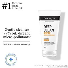 Neutrogena Deep Clean Gentle Foaming Cleanser For Normal to Sensitive Skin 50g