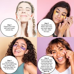 grace & stella Retinol Under Eye Patches for Puffy Eyes & Dark Circles – Restori