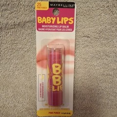 Maybelline New York Baby Lips Lip Balm 25 Pink Punch SPF 20 Vitamin E 0.15 oz