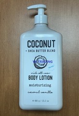 HOME & BODY ~ COCONUT + SHEA BUTTER Rich Smooth COCONUT VANILLA BODY LOTION 660g