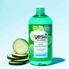 Yes To Cucumbers, Soothing + Calming Toner 12 Fl Oz, Sensitive Skin, Balance…