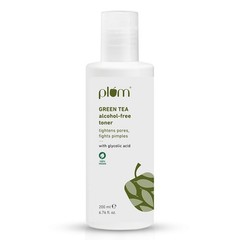 Plum Green Tea Face Toner 200ml Glycolic Acid Alcohol Free Oily Skin