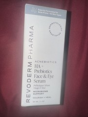 Revoderm Pharma Acnebiotics HA + Prebiotics Face & Eye Serum.