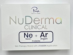 Pure Daily Care NuDerma Clinical Skin Therapy Wand Neon Argon 6 Applicators