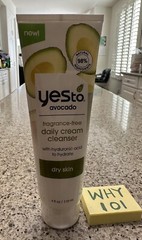 Yes To AVOCADO Daily Cream Cleanser for Dry Skin 4oz/118mL FULL SZ FULLY SEALED