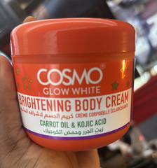 COSMO Glow White Brightening Body Cream with Carrot Oil & Kojic Acid