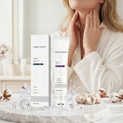 Fullerene Collagen Magec Neck Cream Firming Tightening with Roller 50g
