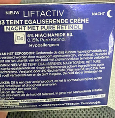 VICHY LiftActiv B3 Tone Correcting Cream with Retinol Night 1.69oz Exp 03/2027+