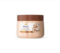 Dove Brown Sugar and Coconut Butter Body Scrub Exfoliates, Radiant Skin 15 oz