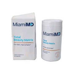 MiamiMD TOTAL BEAUTY MATRIX For Skin Hair & Nails EXP 06/2026 60 Capsules SEALED