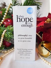 Philosophy *** WHEN HOPE IS NOT ENOUGH FIRMING SERUM *** Jumbo 4 fl. oz New/wBox