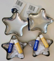 2 Nivea Moisture Lip Care + Milk & Honey Lip Care Star Tin Gift 4 Lip Balms
