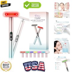 Red-Light-Therapy，Led Facial Light Therapy 7 Colors Eye Beauty Wand Face Mass…