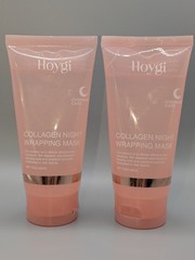 2x Hoygi Collagen Night Wrapping Mask 2.65 oz / 75ml SEALED