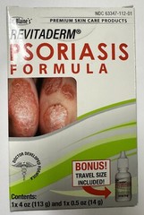Dr. Blaine’s Revitaderm Psoriasis Formula 4 Oz. + Travel Size – Pack of 2