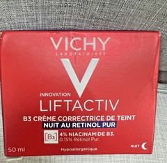 VICHY LiftActiv B3 Tone Correcting Cream with Retinol Night 1.69oz Exp 03/2027+
