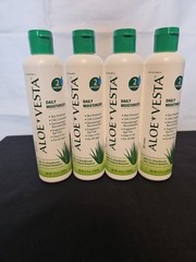 (4) NEW Aloe Vesta Daily Moisturizers Cream 8oz Dimethicone Aloe Vera