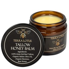 Tallow and Honey Balm for FaceBeef Tallow for Skin Organic Grass-fed Beef