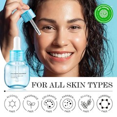 Hyaluronic Acid Serum for Face, Hyrating Serum, Microneedling Serum, EWG Cert…