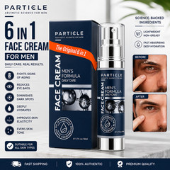 Particle Face Cream For Men 6 In 1 Anti Aging Cream Fights Eye Bags Dark Spots