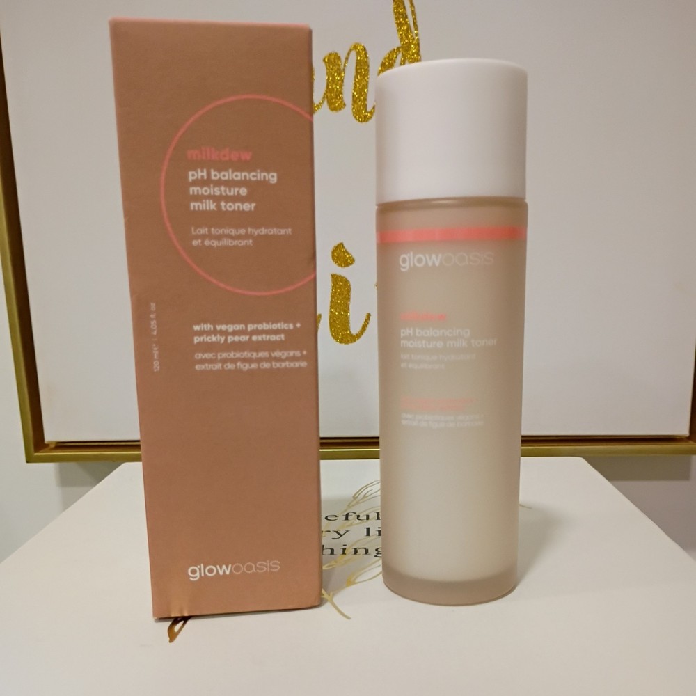 Glowoasis Milkdew pH Balancing Moisture Milk Toner 120mL/4.05oz Vegan NEW Box