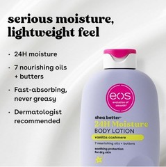 eos Shea Better Vanilla Cashmere Body Lotion 16oz Vegan Shea Butter Moisturizer