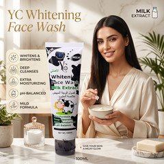 YC Whitening Face Wash with Milk Extract – 100 ML