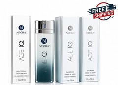 Neora Anti-Aging Cream IQ Combo Day & Night: SHIPS IN 24 HOURS SEALED New