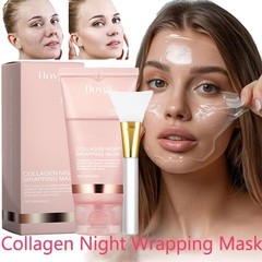 Korean Collagen Overnight Face Mask for Tightening Brightening and Hydration 75g