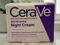 CeraVe Skin Renewing Peptide Complex Night Cream 1.7oz Face Moisturizer OPEN BOX