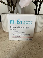M-61 Power Glow Peel Body 1 Minute 1 Step Exfoliating Towelette 10 Treat