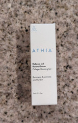 ATHIA Radiance Renewal Serum Collagen Boosting Gel 0.5oz ALL NATURAL INGREDIENTS