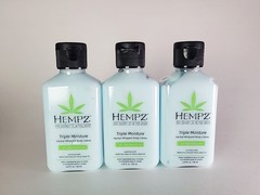3x Hempz Triple Moisture Herbal Whipped Body Creme Lotion 2.25 oz/ 66 mL