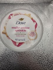 Dove Holiday Treats Sugar Cookie Vanilla Body Scrub Moisturizing 15 oz