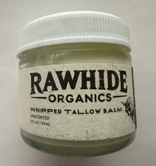 Rawhide Organics Whipped Tallow Balm – Unscented – 2 fluid ounces
