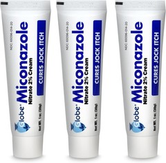 3 Tube Pack of Miconazole Cream – Clinically Proven Relief for Itching & Burning