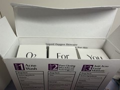 Liquid Oxygen Skincare 3-Step Acne Regimen: Wash, Astringent, Moisturizer